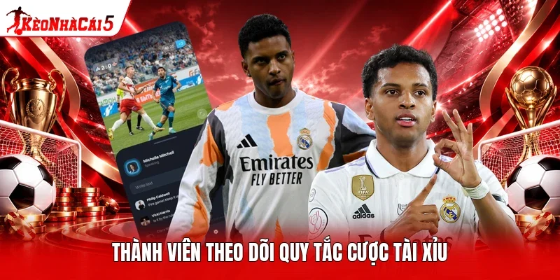 Thành viên theo dõi quy tắc cược tài xỉu